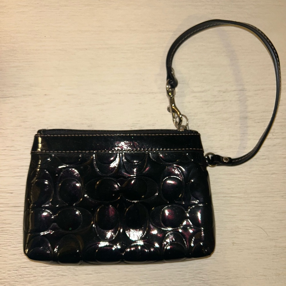 Coach Black Embossed Women's Bag